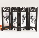 HULIANFU Multi-pattern Antique Small Screen Chinese Style Mask  Ornaments Features Crafts Tourism Souvenirs Gift  Home Decoration