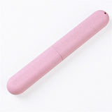 HULIANFU Travel Accessories Toothbrush Tube Cover Case Cap Fashion Plastic Suitcase Holder Baggage Boarding Portable Bathroom Accessories