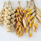 HULIANFU Simulation Vegetable String Pendant Artificial vegetables Fake vegetables Foam Pepper Peanut Corn Garlic Restaurant Decorations
