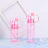 HULIANFU New 400/600Ml 3 Color Solid Plastic Spray Cool Summer Sport Water Bottle Portable Climbing Outdoor Bike Shaker My Water Bottles