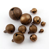 HULIANFU 2023 Bronze Metal Jingle Bells Loose Beads Festival Party Decoration/Christmas Tree Decorations/DIYCrafts Accessories