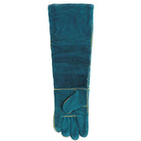 HULIANFU New Anti-bite Safety Bite Gloves For Catch Dog Cat Reptile Animal Ultra Long Leather Green Pets Grasping Biting Protective Glove