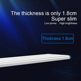 HULIANFU Super Slim LEDs Aquarium Lighting Aquatic Plant Light 18-75CM Extensible Waterproof Clip on Lamp For Fish Tank 90-260V