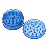 HULIANFU Plastic Tobacco Grinder Leaf Herbal Herb Smoke Spice Crusher Hand Muller 3 Layer Dia6 cm  Smoking Accessories Color Random