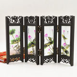 HULIANFU Multi-pattern Antique Small Screen Chinese Style Mask  Ornaments Features Crafts Tourism Souvenirs Gift  Home Decoration