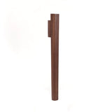 HULIANFU Nordic Handmade Solid Wood Wall Vase Hydroponic Flower Plant Pot Bonsai Glass Bottle Home Bar Restaurant Decor Entrance Ornament