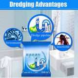 HULIANFU Strong Drain Cleaners Pipe Dredging Agent Kitchen Water Piping Sewer Toilet Closes Tool Cleaning Deodorant Chemicals Dredge Sink