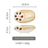 HULIANFU MDZF SWEETHOME Snacks Dish Sauce Dish Dessert Plate Vegetables Shape Salad Bowl Children Meal Tray