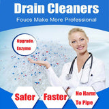 HULIANFU Strong Drain Cleaners Pipe Dredging Agent Kitchen Water Piping Sewer Toilet Closes Tool Cleaning Deodorant Chemicals Dredge Sink