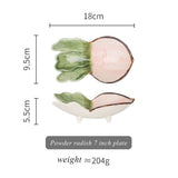 HULIANFU MDZF SWEETHOME Snacks Dish Sauce Dish Dessert Plate Vegetables Shape Salad Bowl Children Meal Tray