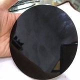 HULIANFU Mexican Obsidian Smoking Mirror Stone Disc Tezcatlipoca Mexico Aztec Maya