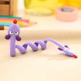 HULIANFU Kawaii Cartoon Animal Cord Winder Winding Line Data Cable Wire Storage Organizer Line Fixer Holder Headset Cord Protector 1PC
