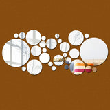 HULIANFU new promotion poster diy wall sticker 3d Stickers Acrylic mirror Modern Multi-piece Package Large Pattern yes