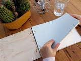 HULIANFU Wedding Guestbook Custom Guest Book Personalized Wooden Wedding Guest Book Engraved Rustic Wedding Album