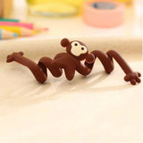HULIANFU Kawaii Cartoon Animal Cord Winder Winding Line Data Cable Wire Storage Organizer Line Fixer Holder Headset Cord Protector 1PC