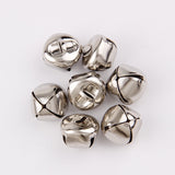 HULIANFU 2023 12/13/15/20/25/30mm Gold/White K Iron Water Plated Christmas Cross Bells Pendant Handmade Party DIY Crafts Accessories