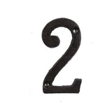 HULIANFU Metal Letters Numbers Cast Iron Decoration House Sign Doorplate DIY Cafe Wall CLH@8