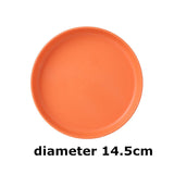 HULIANFU Kitchen Plastic Plates Wheat Straw Food Sauce Dish Taste Board Snack Fruit Plates Round Household Dishes Modern Dinner Plates