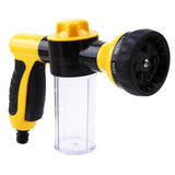 HULIANFU Water Gun Hose Nozzle Car Washer Garden Watering Jet Spray High Pressure Sprinkler Foam Lance Automobiles Cleaning Tool