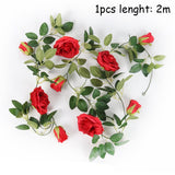 HULIANFU Wedding Decoration 10-40cm Rattan Wreath Metal Hoop Wreath Decor Floral Hoop Christmas Decor for Home Hanging Artificial Flower
