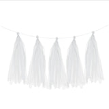 HULIANFU Tissue Paper Tassels Birthday Party Decoration Hanging Garland Ribbon Curtain Baby Shower Decor Parti  Celebration Supplies