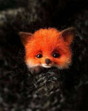 HULIANFU Non finished Handcrafted Pocket Animal Pet Doll Toy Wool Needle Felting Kit Dog Cat Fox Rabbit фетр для рукоделия фетр fieltro
