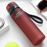 HULIANFU Water Bottle Sport Frosted Tour Outdoor Leak Proof Seal Child School Water Bottles for Children Kids Tritan Drinkware BPA Free