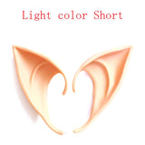 HULIANFU Party Decoration Latex Ears Fairy Cosplay Costume Accessories Angel Elven Elf Ears Photo Props Adult Kids Toys Halloween Supply