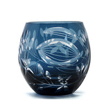HULIANFU Japanese Edo Kiriko Handmade Wine Glassware Satsuma Kiriko Whisky Glass Sake Cup 8oz Water Cup In Gift Box