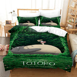 HULIANFU MY NEIGHBOUR TOTORO 3d Printed Bedding Set Duvet Cover Set with Pillowcase Twin Full Queen King Comforter Cover Sets Bedclothes