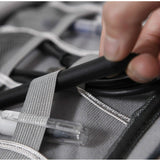 HULIANFU Portable Cable Digital Storage Bags Organizer USB Gadgets Wires Charger Power Battery Zipper Cosmetic Bag Case Accessories Item
