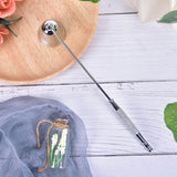 HULIANFU Wedding Candle Fire Extinguisher Stainless Steel Candles Wick Trimmer Oil Lamp Scissor Cutter Bell Shaped Scented Candle Snuffer