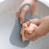 HULIANFU Travel Portable Thicken Mini Washboard Non Slip Laundry Accessories Board Washing Children  Clothes Socks Cleaning Tools