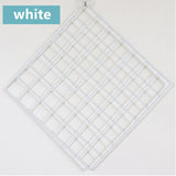 HULIANFU Nordic Home Wall Decoration Iron Grid Decor Photo Frame Postcards DIY Wall Art Display Mesh Storage Shelf Organizer Rack Holder