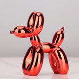 HULIANFU Nordic Resin Dog Crafts electroplating balloon dog sculpture home decorations modern living room desktop animal decor Ornament