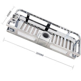 HULIANFU Multifunction Home Decor Organizer Bathroom Lifting Rod Removable Stand No Drilling Soap Holder Shower Shelf Storage Rack Tray