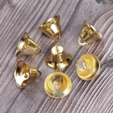 HULIANFU 2023 1cm 2cm mini Gold Silver jingle Bell Christmas tree Decoration Pet Hanging Metal Bell DIY Handmade Bell Crafts Accessories