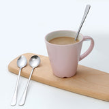 HULIANFU Spoon Stainless Steel Kitchen Cooking Spoon Soup Spoons For Eating Mixing Stirring Cooking Long Handle Spoon Tableware