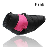 HULIANFU New Waterproof Big Dog Vest Jacket Winter Warm Pet Dog Clothes For Small Large Dogs Puppy Pug Coat Dogs Pets Clothing 4XL 5XL
