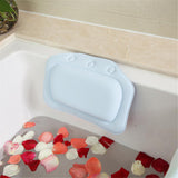 HULIANFU Soft Bathtub Pillow Headrest Waterproof PVC Bath Pillows Cushion Head Neck Rest Pillows With Suction Cups Bathroom Accessories