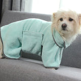 HULIANFU Pet Absorbent Towel Dog Bathrobe Xs-M Pet Dog Bath Towel For Small Medium Large Dogs Microfiber Super Absorbent Pet Drying Towel