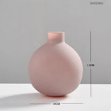 HULIANFU Modern Home Decor Glass Vase Minimalism Living Room Decoration Accessories Vase Decoration Household Flower Vases Gifts
