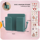 HULIANFU W&amp;G Toilet Organizer Adhesive Large Storage Box Sanitary Napkin Organizer for Cosmetics Decorative Box Bathroom Accessories