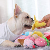 HULIANFU Puppy Dog Plush Squeaky Toys for Small Medium Dogs Bone Aggressive Chewers for Pet Cat Products Puppy Accessories