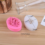 HULIANFU Silicone Soap Mold for Making Rose Flower Fondant 3d DIY Form Handmade Cake Decorating Sugarcraft Moulds Silicon Mold Tools