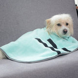 HULIANFU Wearable Dog Bathrobe Towels Super Absorbent Dog Bath Towel Coral Fleece Drying Robes Moisture Absorbing For Dog And Cat