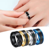 HULIANFU Smart Sensor Temperature Ring Modern Real-time Intelligent Temperature Test Finger Rings Thermometer Women Men Jewelry Gifts