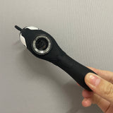 HULIANFU Silicone Venom Smoking Hand Pipe with Glass Bowl