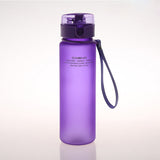 HULIANFU Water Bottle Sport Frosted Tour Outdoor Leak Proof Seal Child School Water Bottles for Children Kids Tritan Drinkware BPA Free