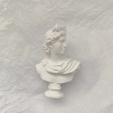 HULIANFU Nordic Mythology David Mini Statue Imitation Plaster Statue Desktop Decoration Ornaments Portraits Bust Drawing Practice Crafts